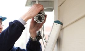 Security camera installation