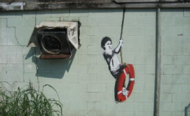Banksy Swinger in New Orleans