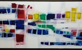 Dream Catcher 24x48" Acrylic on Canvas (Framed)