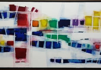 Dream Catcher 24x48" Acrylic on Canvas (Framed)